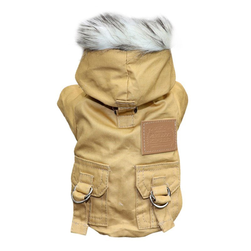 Doppellagige Haustierbekleidung plus Fleece
