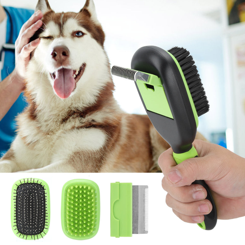 5-in-1 Haustier Reinigungs- und Pflegekamm-Set