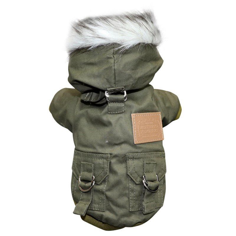 Doppellagige Haustierbekleidung plus Fleece