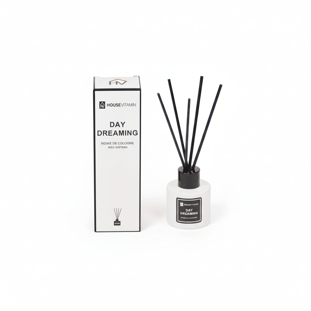 Diffusor mit Duftstäbchen - Glas/Faser - 30 ml - Tagträumen