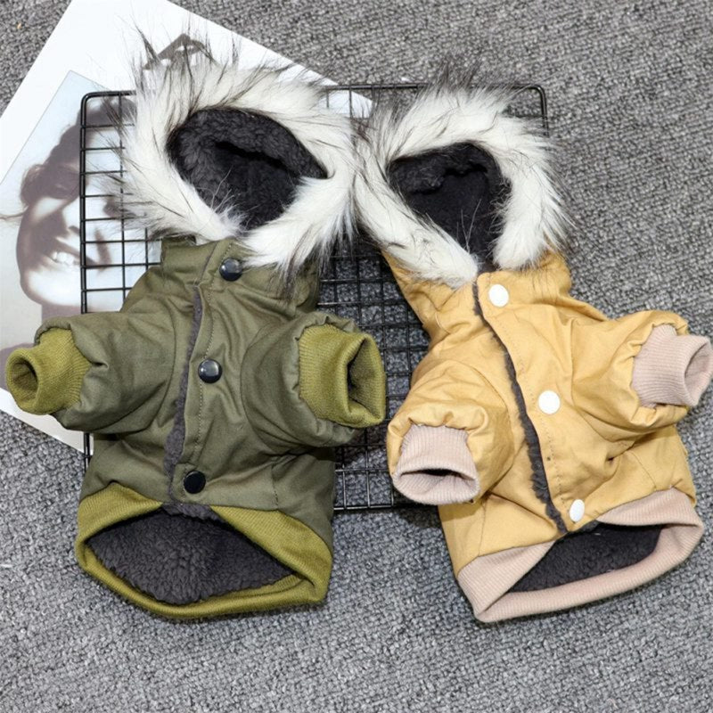 Doppellagige Haustierbekleidung plus Fleece