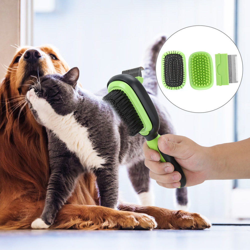 5-in-1 Haustier Reinigungs- und Pflegekamm-Set