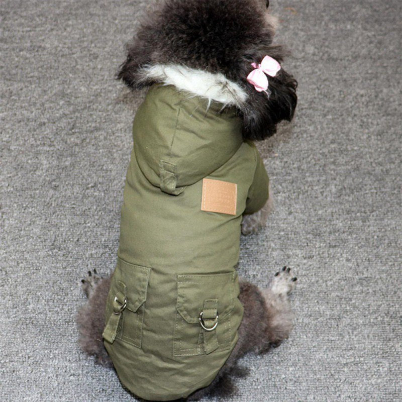 Doppellagige Haustierbekleidung plus Fleece