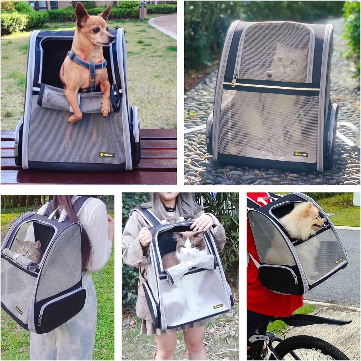 Innovative Traveler Bubble Rucksack Tierträger für Katzen und Hunde